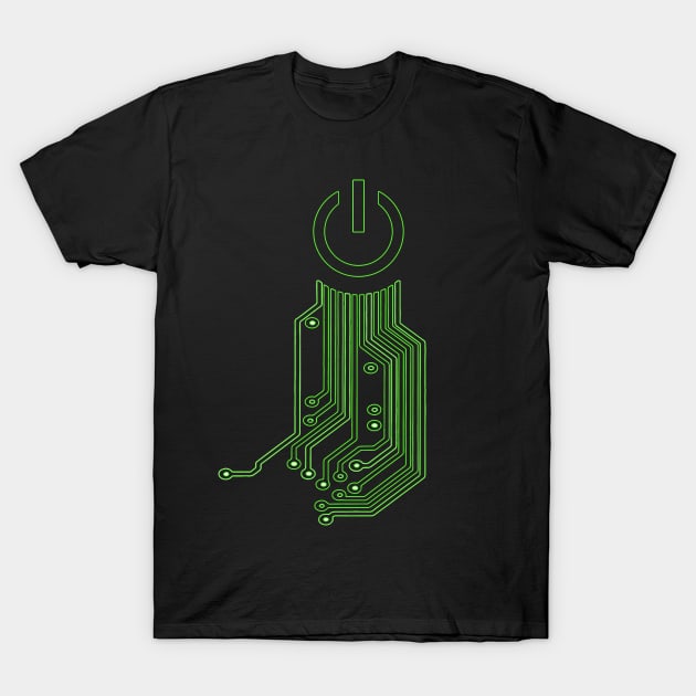 Circuit Board T-Shirt by danimunjoz